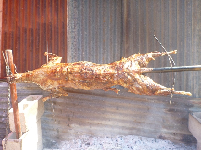 Lamb nearly ready and looking Tasty!