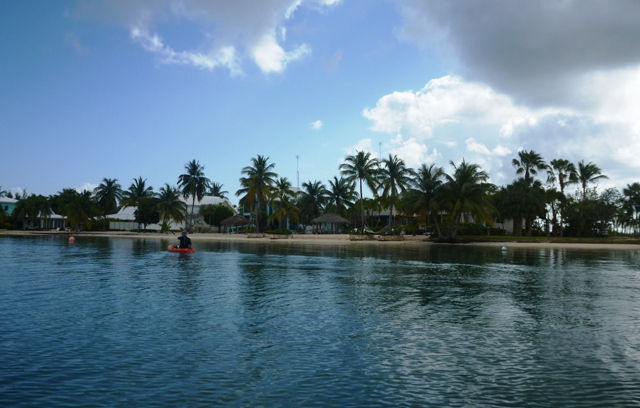Kayaking in the canals near Rum Point