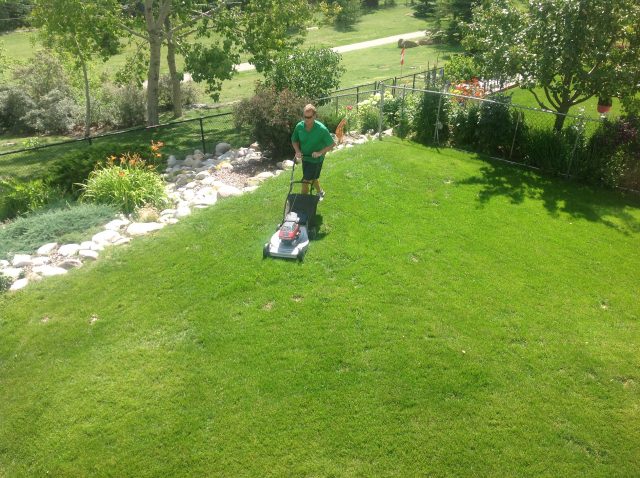 looking after a home means yard work again