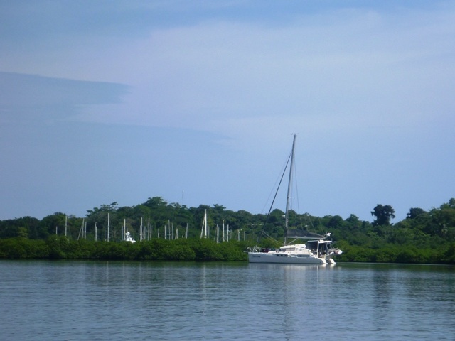 Red Frog Marina in the background