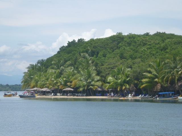 Looking over to starfish beach