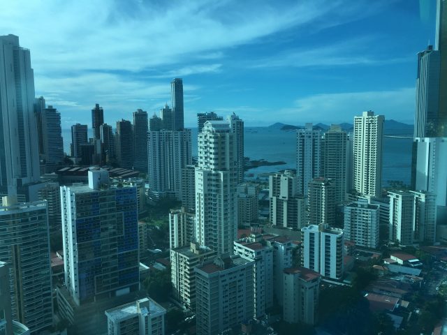 Our hotel had amazing views