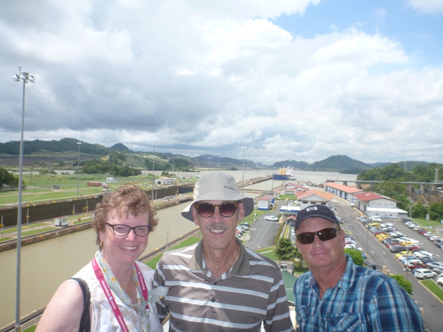 out at the MiraFlores Lock