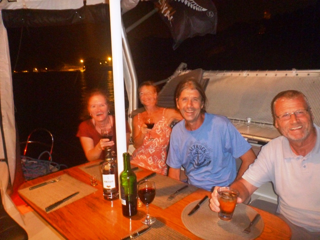  looking very happy after a few well deserved drinks