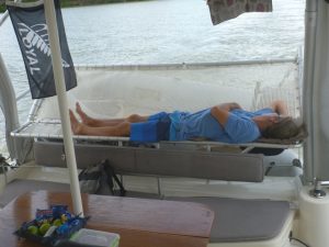 her other half had a nap