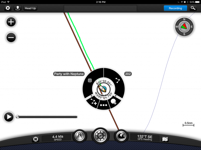 Note Vessel at 0.00.001 South