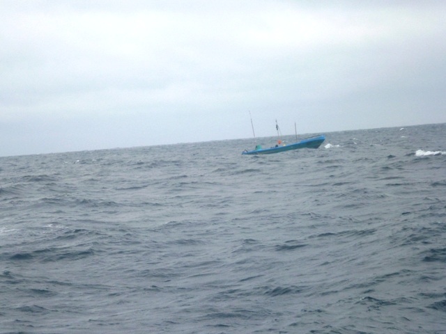 We really felt for this guy out here in his boat